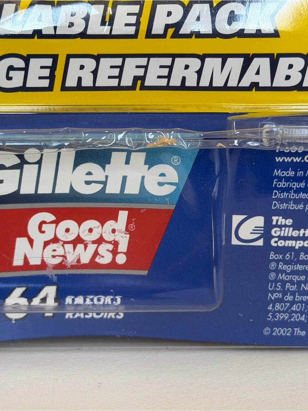 Gillette Good News! Blue Disposable Razors - Pack of 64 New Sealed
